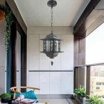 Đèn Thả Trang Trí Ngoại Thất Cổ Điển NVT192B Φ160