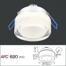 Đèn Tủ Bếp Led 3W AFC 620 Ø60