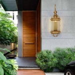 Đèn Vách Đồng Ngoài Trời UVD6007S Φ160