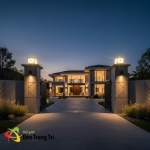 Đèn Trụ Cổng Vuông Năng Lượng Mặt Trời UTD2108 250x250