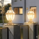 Đèn Trang Trí Trụ Cổng Bằng Đồng UTD2100 Ø190