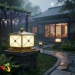 Đèn Trụ Cổng Vuông Năng Lượng Mặt Trời UTD2108 250x250