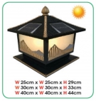 Đèn trụ cổng rào năng lượng mặt trời giá rẻ KM31A