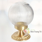 Đèn Trụ Cổng Tròn Bằng Đồng NVT668 Ø250