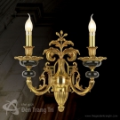 đèn tường đồng VD9308-2, mẫu đèn trang trí cầu thang