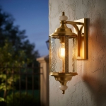 Đèn Vách Đồng Trang Trí Ngoài Trời UVD6212 Φ155