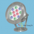 Đèn Pha Led Dưới Nước HB-18W 3 Màu