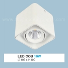 Đèn Lon Nổi LED 10W ULN27 105x105