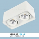 Đèn Lon Đôi Gắn Nổi LED 20W ULN29 105x200