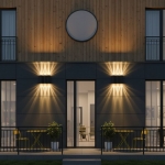 Đèn LED Hắt Tường Mặt Tiền Nhà Hiện Đại UAB164