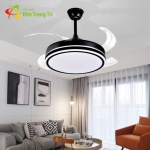 Quạt Trần Cánh Xếp Có Đèn LED Hiện Đại SN5615