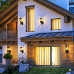 Đèn Trang Trí Mặt Tiền Nhà VRG0190 Φ160