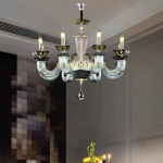 Đèn Chùm Pha Lê K9 Trang Trí Phòng Ngủ Hiện Đại UCN8149-8 Φ760