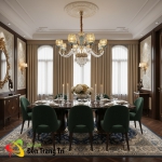 Đèn Chùm Pha Lê Nến Tân Cổ Điển UCN8305-12 Ø1000