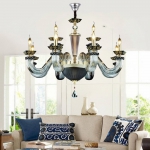 Đèn Chùm Pha Lê Trang Trí Phòng Khách UCN8149-12 Φ980