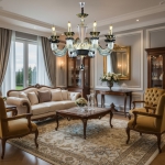 Đèn Chùm Pha Lê K9 Trang Trí Phòng Ngủ Hiện Đại UCN8149-8 Φ760