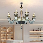 Đèn Chùm Pha Lê Trang Trí Phòng Khách UCN8149-12 Φ980