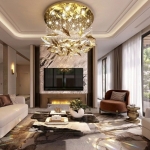 Đèn Thả Pha Lê Phòng Khách Hiện Đại KH-THD119 Φ1000