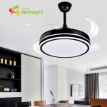 Quạt Trần Cánh Xếp Có Đèn LED Hiện Đại SN5615
