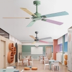 Quạt Trần 5 Cánh Gỗ Trang Trí Phòng Trẻ Em UDQ6180 Φ1320