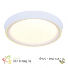 Đèn Áp Trần LED 30W EU-MSS632 Ø400