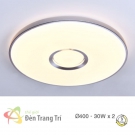 Đèn Áp Trần LED 30W EU-MSS651 Ø400