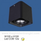 Đèn Lon Vuông Gắn Nổi LED 12W SN2319 Φ105