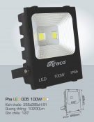 Đèn Pha Led Góc Chiếu 120 độ AFC 005 100W