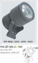 Đèn LED 15W Pha Cột 24 độ AFC 009