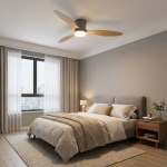 Quạt Trần 3 Cánh Có Đèn Cho Trần Thấp UDQ6151 Φ1320