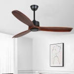 Quạt Trần 3 Cánh Gỗ Tự Nhiên Kiểu Vintage UDQ6112 Ø1300