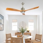 Quạt Trần 3 Cánh Gỗ Có Đèn Hiện Đại AU-QT2671 Ø1320