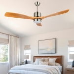 Quạt Trần 3 Cánh Gỗ Có Đèn Hiện Đại AU-QT2671 Ø1320