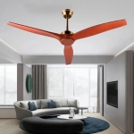 Quạt Trần 3 Cánh Gỗ Trang Trí Quán Cafe AU-QT2816 Ø1320