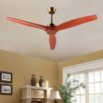 Quạt Trần 3 Cánh Gỗ Trang Trí Quán Cafe AU-QT2816 Ø1320