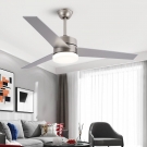 quạt trần 3 cánh nhựa có đèn QT2116, quạt trần phòng ngủ hiện đại QT2116, quạt trần có đèn điều khiển từ xa