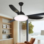 Quạt Trần 3 Cánh Nhựa Có Đèn LED Hiện Đại UDQ6147