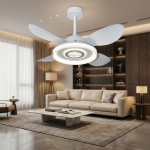 Quạt Trần 4 Cánh Nhựa ABS Có Đèn LED UDQ6165 Φ910