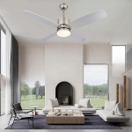 Quạt Trần 4 Cánh Nhựa Có Đèn Hiện Đại AU-QT2112 Ø1060