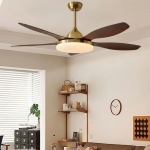 Quạt Trần 5 Cánh Nhựa ABS Có Đèn LED 3 Màu UDQ6183 Φ1400