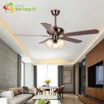 Quạt Trần 5 Cánh Gỗ Có Chùm Cổ Điển SN7924