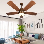 Quạt Trần Đèn Trang Trí Phòng Khách AU-QT2099 Ø1320