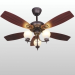 Quạt Trần 5 Cánh Gỗ Có Đèn Kiểu Mỹ AU-QT205 Ø1320