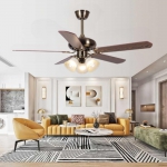 Quạt Trần 5 Cánh Gỗ Có Chùm Cổ Điển SN7924