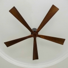 quạt trần 5 cánh gỗ không đèn DC59, quạt trần gỗ tự nhiên, quạt trần phòng khách lớn