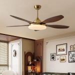 Quạt Trần 5 Cánh Nhựa ABS Có Đèn LED 3 Màu UDQ6183 Φ1400