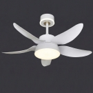 quạt trần 5 cánh nhựa có đèn, quạt trần 5 cánh có đèn LED đổi 3 màu, quạt trần đèn phòng khách hiện đại