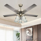 đèn quạt trang trí tân cổ điển, đèn quạt trang trí, quạt trần 5 cánh điều khiển từ xa, quạt trần 5 cánh có đèn trang trí phòng khách