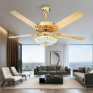 quạt trần 5 cánh có đèn trang trí phòng khách, quạt trần có đèn trang trí phòng ăn, quạt trần 5 cánh điều khiển từ xa