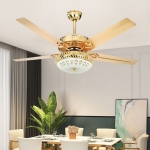 Quạt Trần 5 Cánh Sắt Có Đèn Tân Cổ Điển AU-QT2319 Ø1320